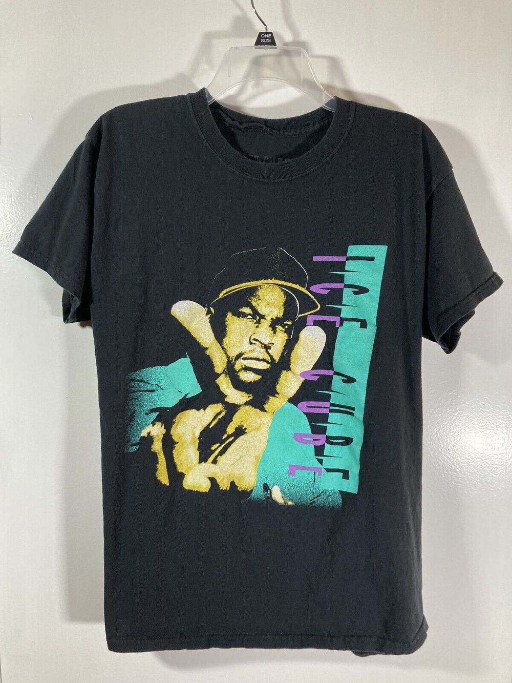 Ice Cube Peace T-Shirt • 90s Hip Hop, Rap • Black Graphic Tee (L) EUC